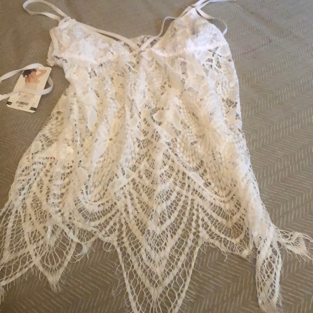 Lacey white lingerie